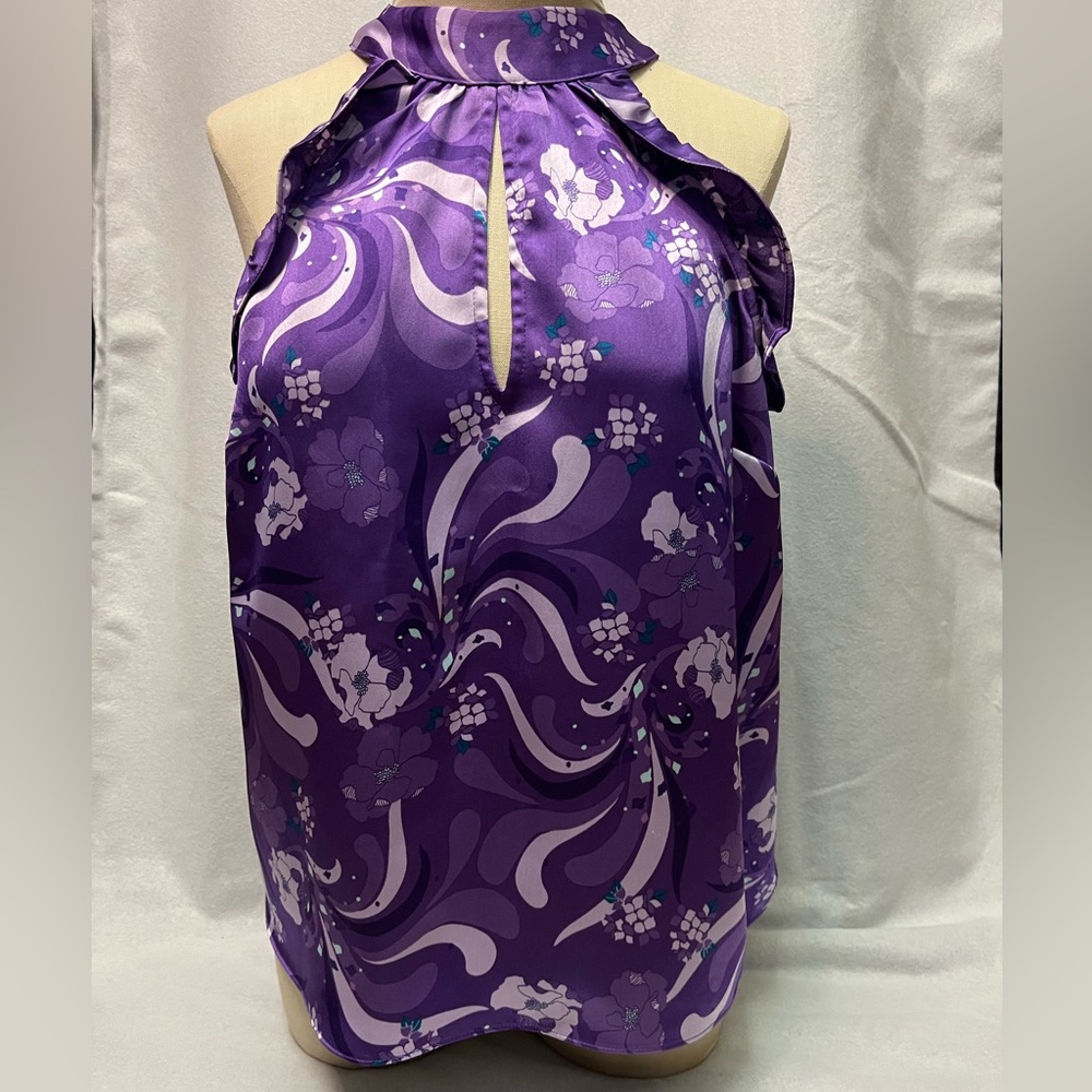 Ladies Purple dressy top for work or play NWT